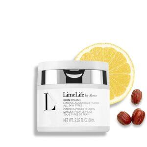 LimeLife By Alcone Skin Polish Lemon & Jojoba Beads Face Mask 60mL